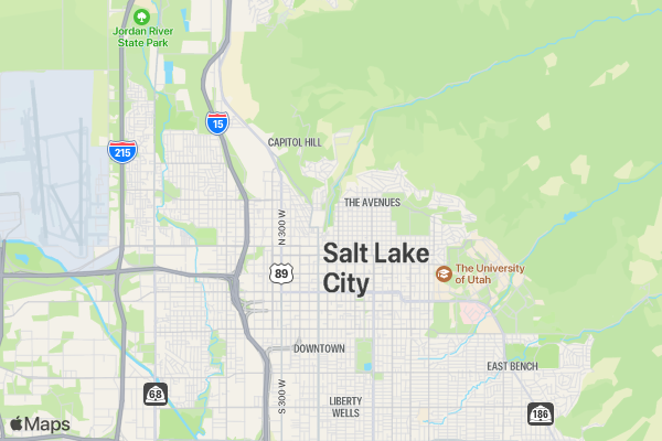 UTAH MILE location map image