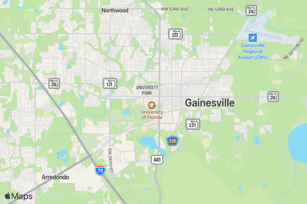 Valentine's Day Dash location map image