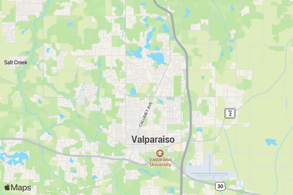 valpo fire 5k helmet hustle and dalmatian dash location map image