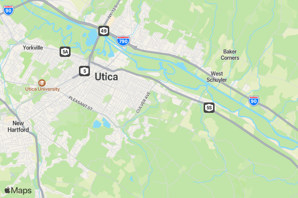 Veterans Day 5K  location map image
