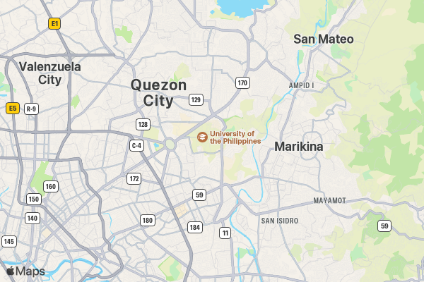 Victoria Sports Fun Run UP Diliman26 location map image