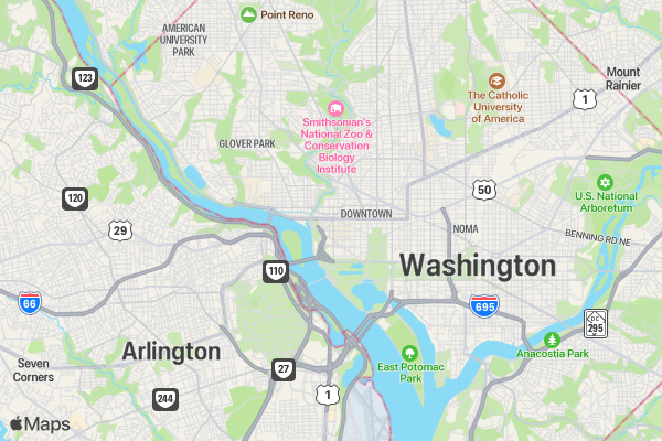 Virtual DC Trifecta Throwdown location map image