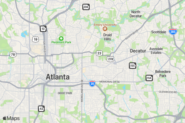 Virtual WOW Run 5K location map image