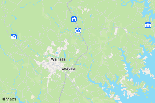 Walhalla Elementary 5K location map image