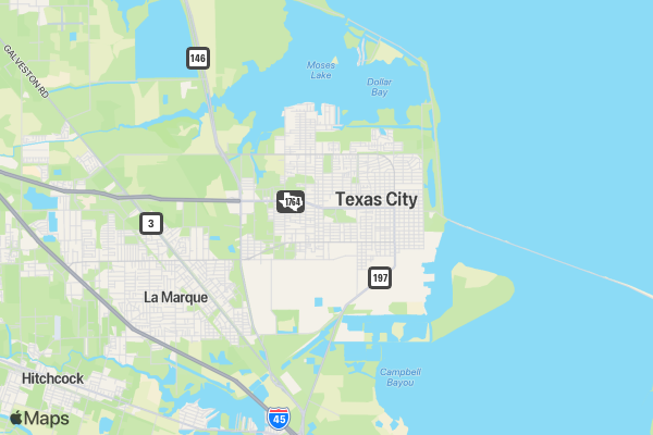 Walk A Mile in My Shoes - Benefit for CASA of Galveston County location map image