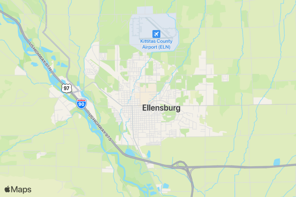 Walk for Autism 5K Ellensburg location map image
