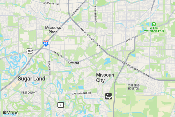 Walk for Thyroid location map image