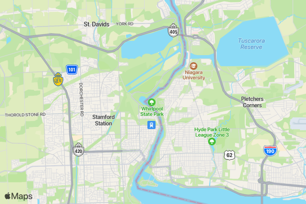 Walk the Falls 2018 location map image