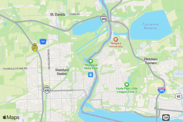 Walk the Falls location map image