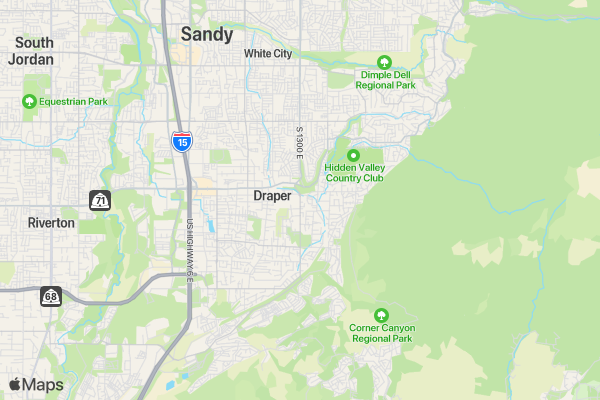 Walk/5k for Healing Hearts location map image