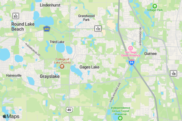 Warren Dugout Club 5K Fun Run/Walk location map image