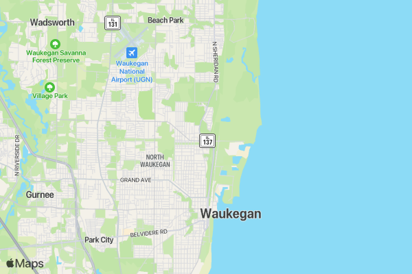 We Run the Parks - Lake County, IL location map image
