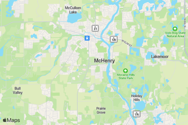 We Run the Parks - McHenry County, IL location map image