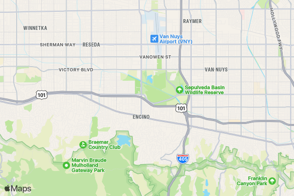 West Coast Rush 5K location map image