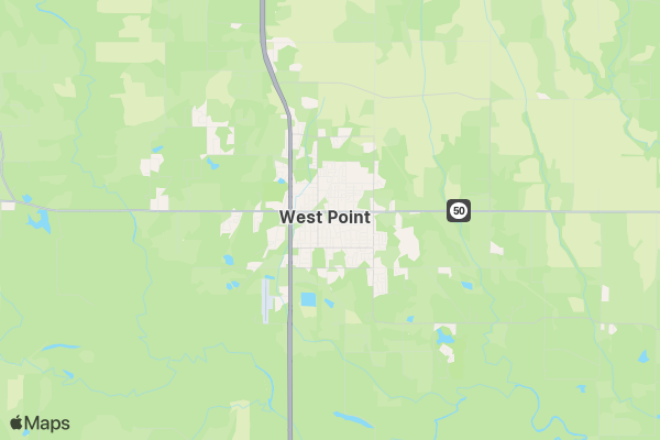 West Point's Turkey Trot location map image