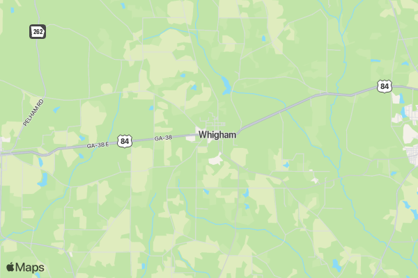 Whigham School's Jingle Jog, 5k and Fun Run location map image