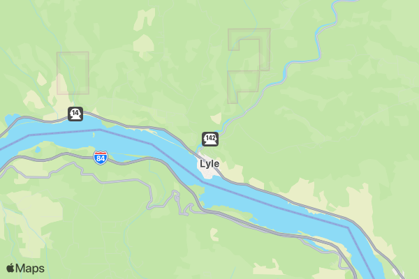 White Salmon Baseball Club location map image