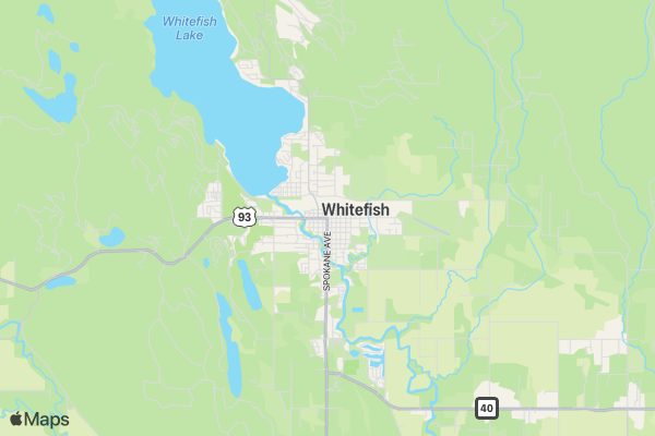 Whitefish Run location map image