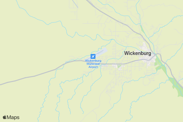 Wickenburg's Wild West Run location map image