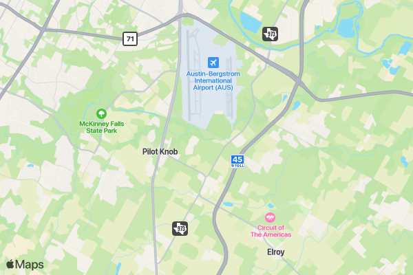 Wine Lovers Run AUSTIN/ROUNDROCK location map image