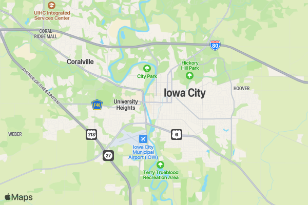 Wingman for Wellness 5K location map image