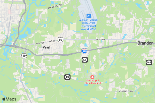 Wings Like Eagles 5K and Fun Run location map image