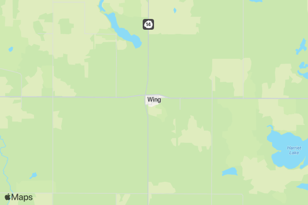 Wing's Turkey Trot location map image
