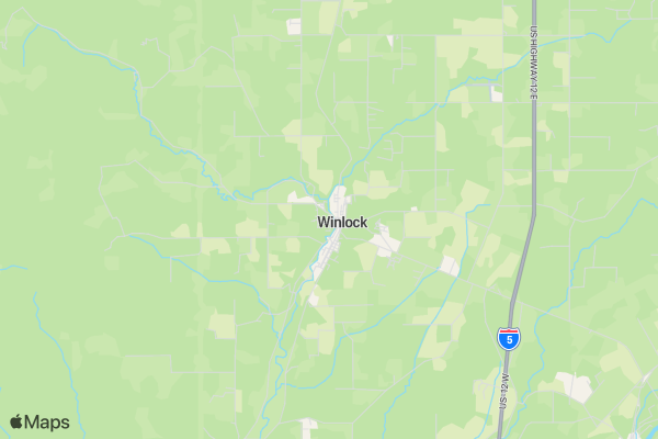 Winlock Egg Day 5k Scramble location map image
