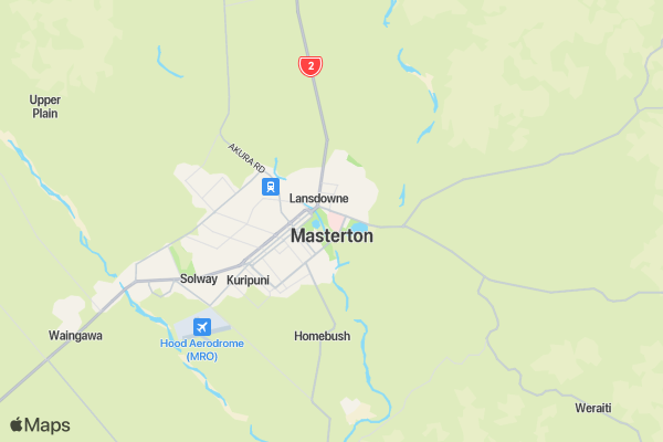 Winter Series 3 - Masterton 2022 location map image