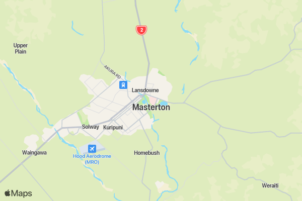 Winter Series 3 - Masterton location map image