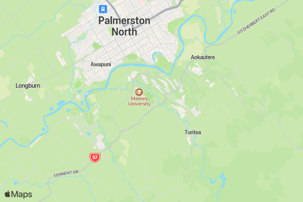 Winter Series Four - Palmerston North location map image