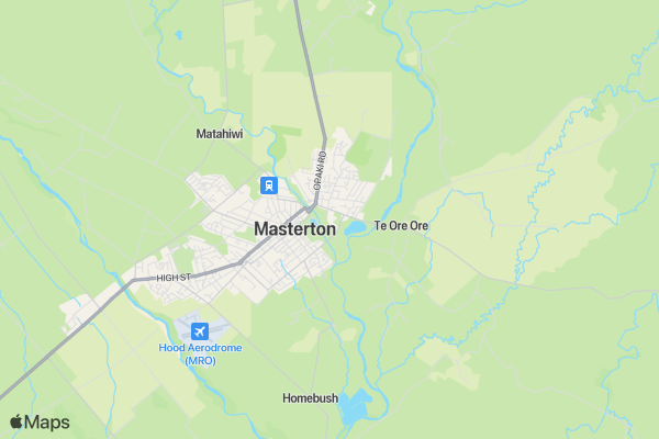 Winter Series Three - Masterton location map image