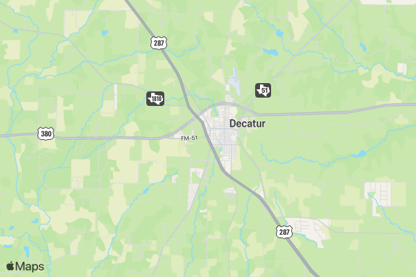 Wise County First Responders Santa's Deputies Run location map image