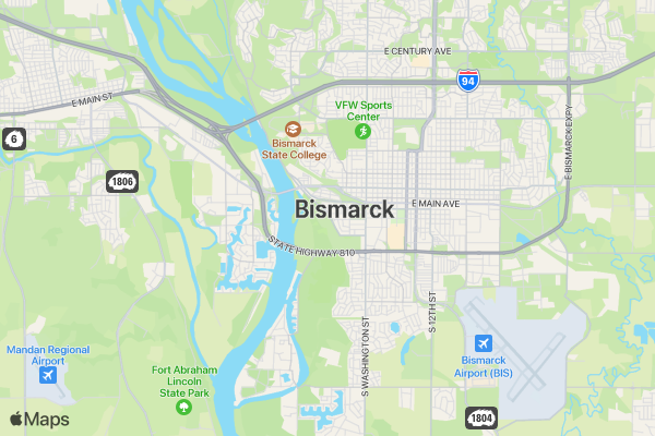 Wish Fast - Bismarck location map image