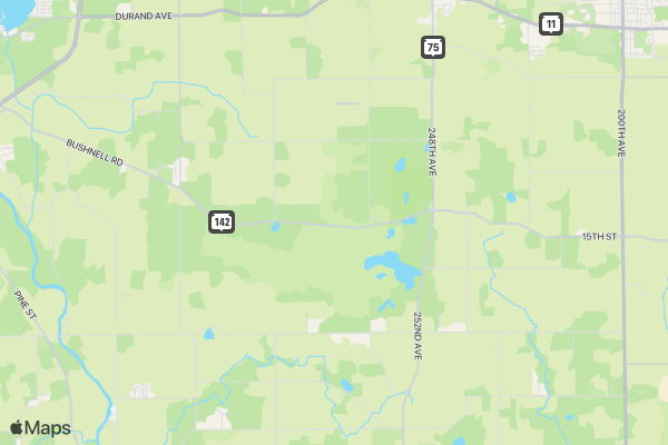 Wolf Lake Trail Run location map image