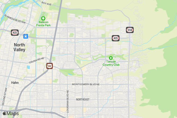 WOMEN IN TRAINING PROGRAM by Albuquerque Road Runners Club location map image