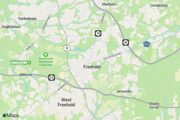 YMCA Annual Peanut Holloway Walk A Thon location map image