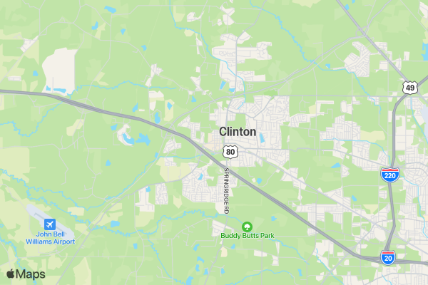 Yule Run Clinton 2019 location map image