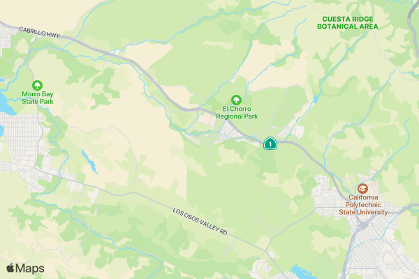 Zombie Run SLO location map image