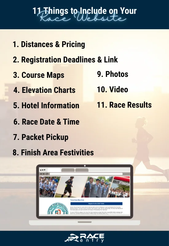 create free race website