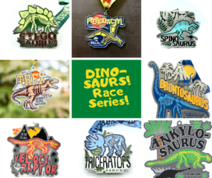Dinosaurs Race Series registration logo