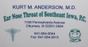 Ear Nose and Throat of SE Iowa logo