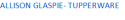 ALLISON GLASPIE TUPPERWARE logo