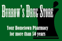 Burrow's Drug Store logo