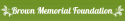 Brown Memorial Foundation logo