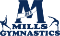 Mills Gymnastics USA  logo