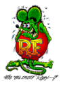 Rat Fink "Big Daddy Roth" logo