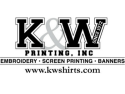 K & W Printing  logo