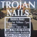 Trojan Nails logo