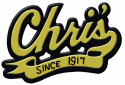 Chris' Hot Dogs logo